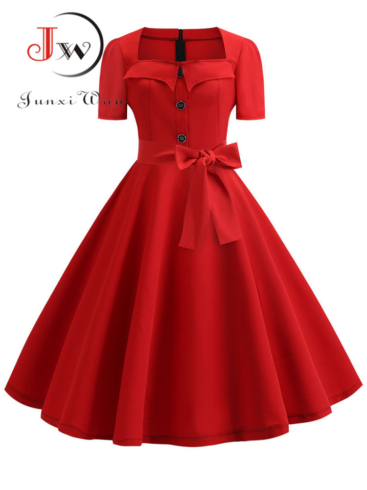 Women'S Red Formal Wear - Vestito Da Estate delle donne Elegante