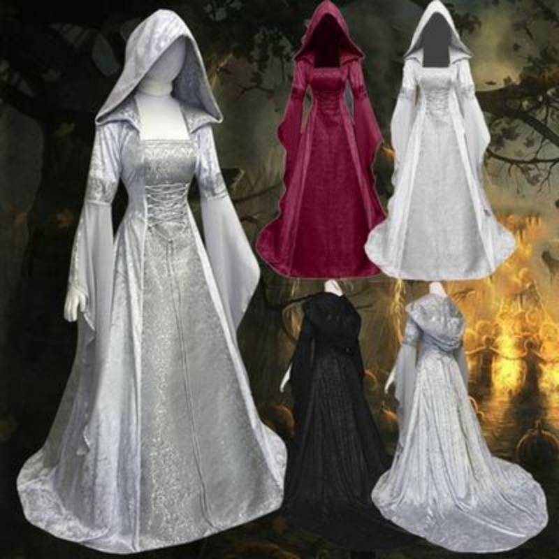 Wedding Dress - Costume da cosplay per donna, abito