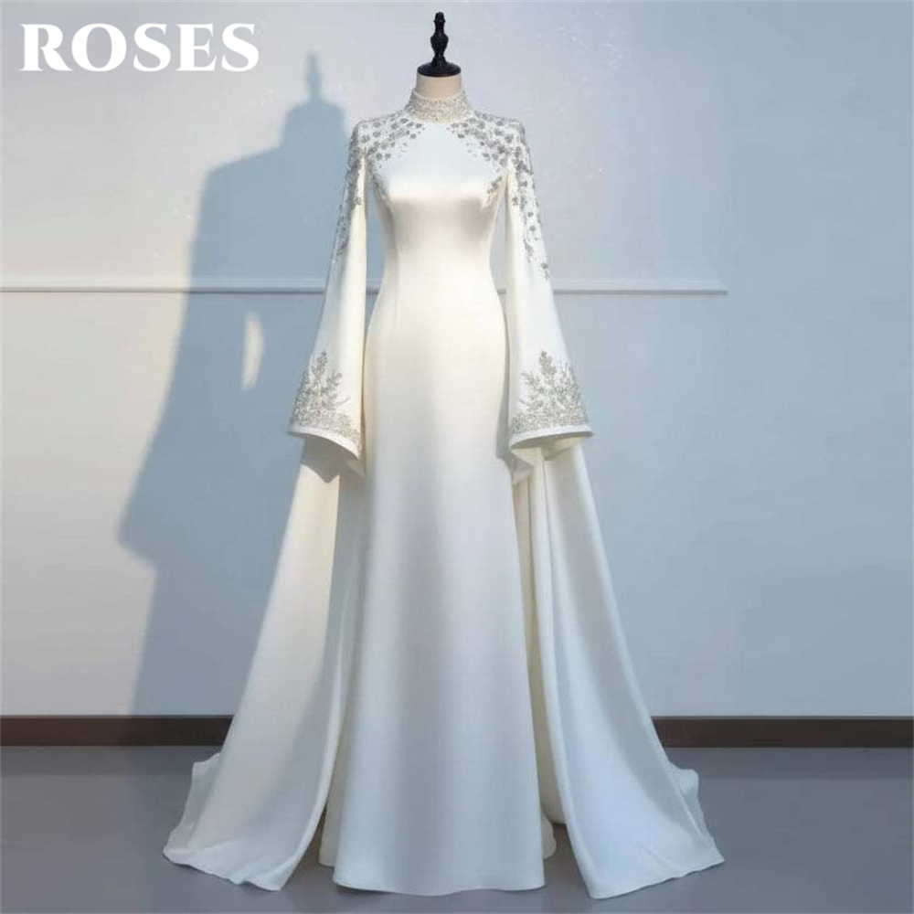 ROSES Abito da sera bianco con - Evening Gown recensione e prezzo